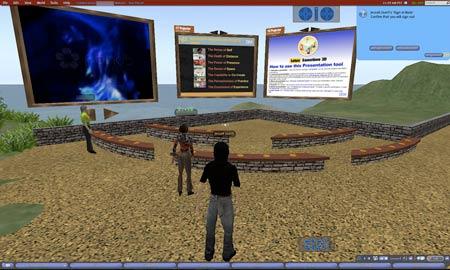 My avatar enjoys PowerPoint presentations as much as I do