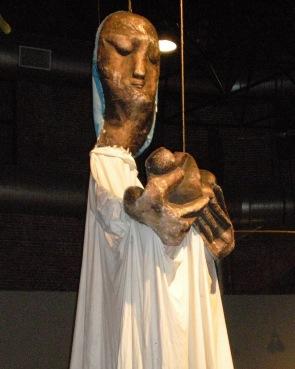 20 foot tall puppet at the Cyclorama